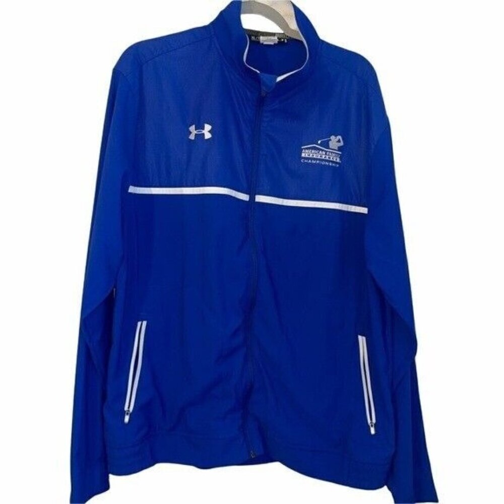 Under Armour Full Zip Blue PGA American Golf Championship Jacket Men's Size XL